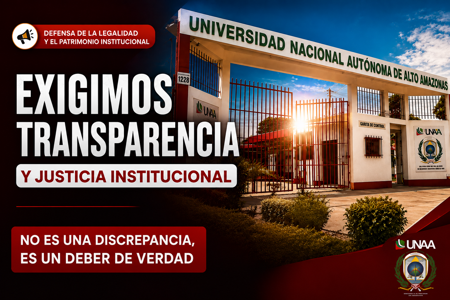 Cuestionan Proceso CAS en la UNAAA: Solicitan Suspensión Inmediata